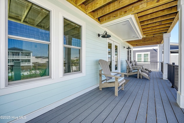 4920 E Beach Dr, Oak Island, NC 28465 - view of deck