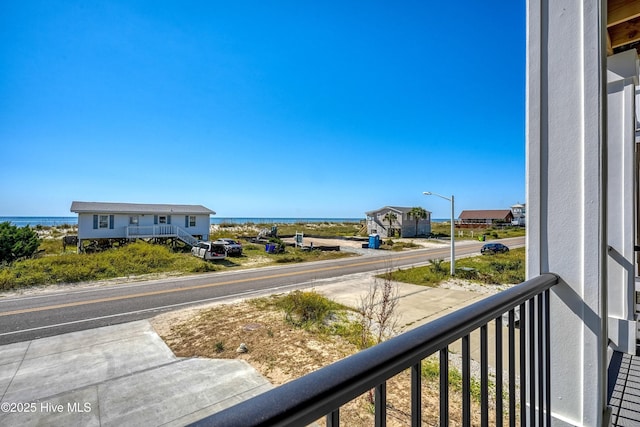 4920 E Beach Dr, Oak Island, NC 28465 - balcony with a water view