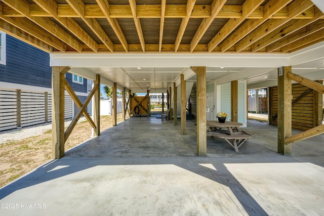 4920 E Beach Dr, Oak Island, NC 28465 - view of patio with a carport