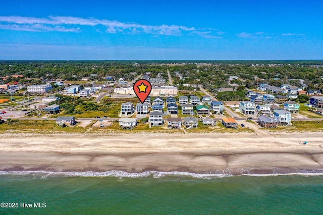 4920 E Beach Dr, Oak Island, NC 28465 - bird's eye view of expansive beach