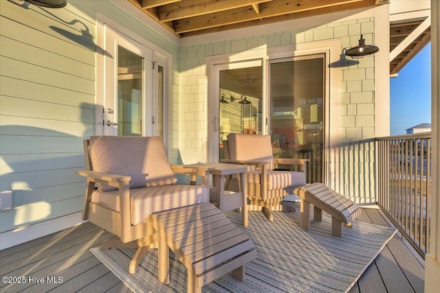 4920 E Beach Dr, Oak Island, NC 28465 - view of deck