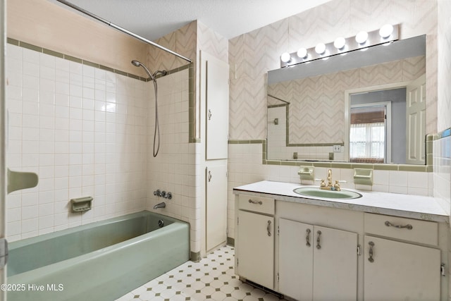 280 Cornwallis Rd, Teachey, NC 28464 - full bath with tub / shower combination, vanity, and tile patterned floors