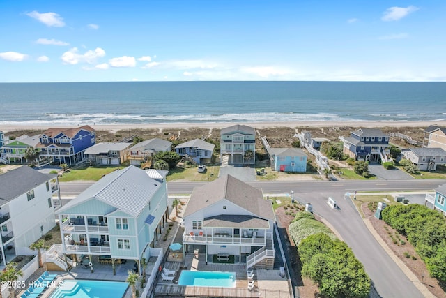 1044 Ocean Blvd W, Supply, NC 28462 - drone / aerial view of a pool and extended coastline