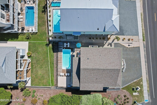 1044 Ocean Blvd W, Supply, NC 28462 - aerial view of a pool