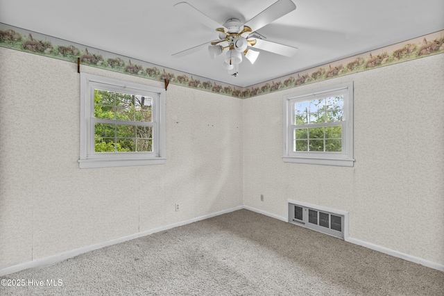 350 Toulon Dr, Wilmington, NC 28405 - carpeted spare room with ceiling fan and baseboards