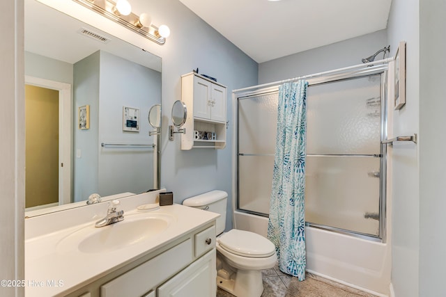 330 S Middleton Dr NW Unit 1201, Calabash, NC 28467 - full bathroom with enclosed tub / shower combo, vanity, and toilet