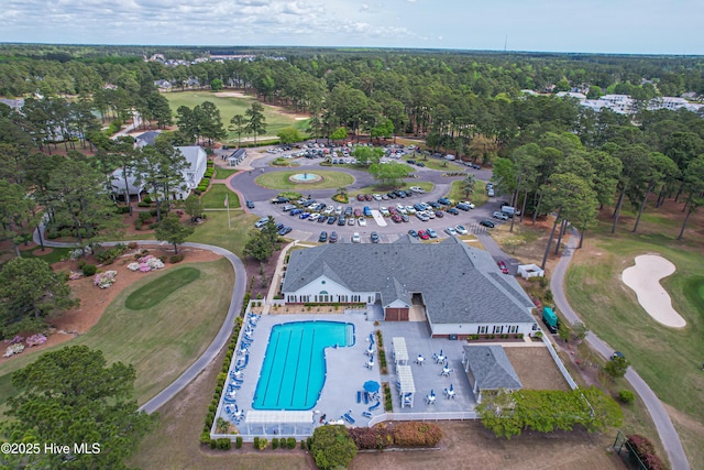 330 S Middleton Dr NW Unit 1201, Calabash, NC 28467 - bird's eye view of a golf course and a pool