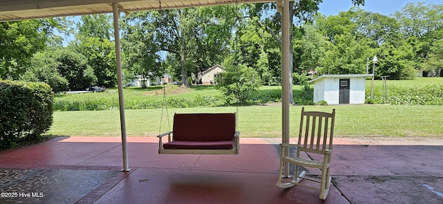301 Graham St, Clinton, NC 28328 - view of patio featuring view of scattered trees