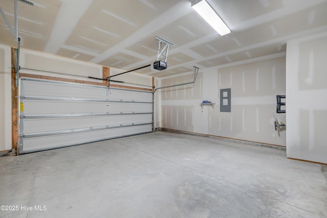 5380 Black Oak Ct, Winnabow, NC 28479 - garage with electric panel and a garage door opener