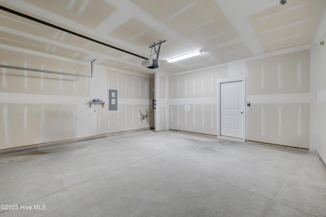 5380 Black Oak Ct, Winnabow, NC 28479 - garage with electric panel and a garage door opener