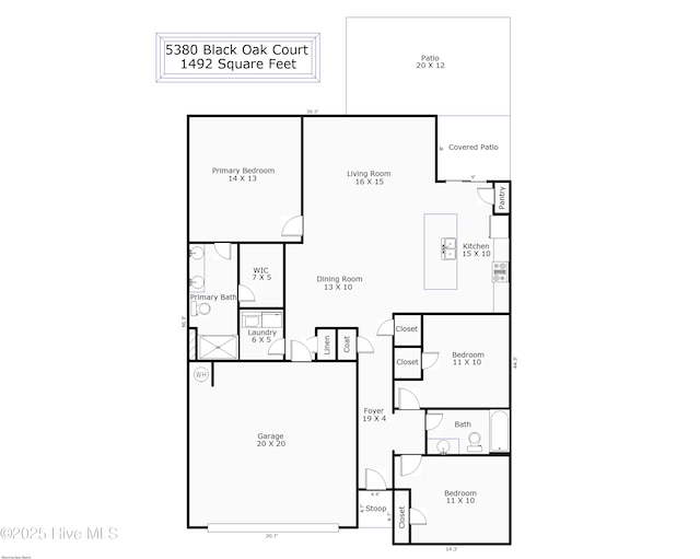 5380 Black Oak Ct, Winnabow, NC 28479 - view of home floor plan