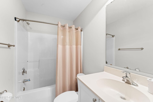 126 NE 5th St, Oak Island, NC 28465 - full bath featuring toilet, shower / bath combination with curtain, and vanity