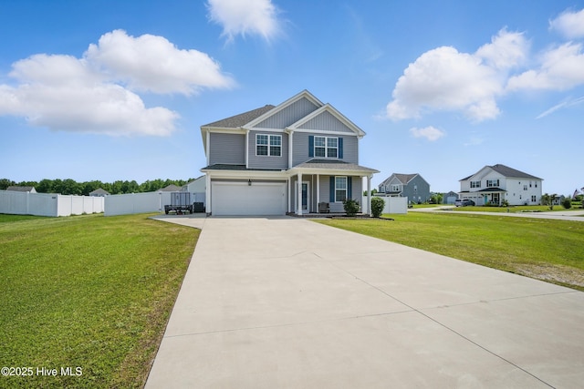 122 Mill Run Loop, South Mills, NC 27976 - view of front of house with driveway, a garage, and a porch