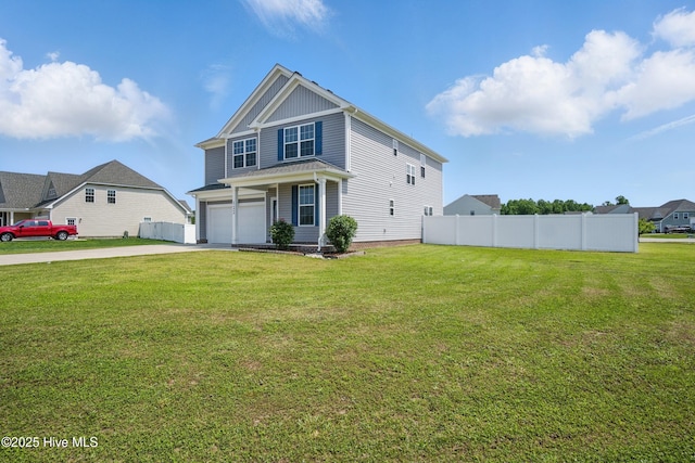 122 Mill Run Loop, South Mills, NC 27976 - view of front facade featuring driveway and a garage