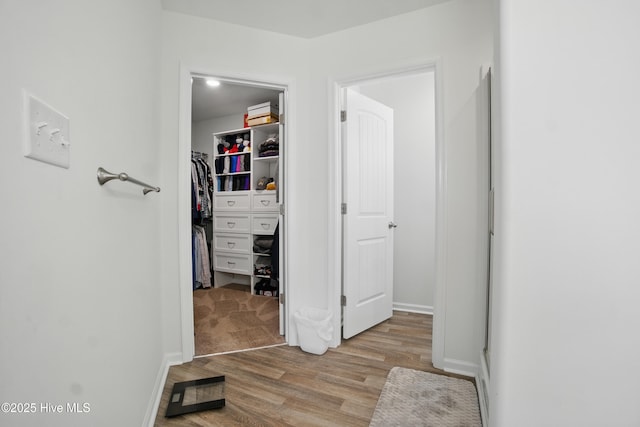 122 Mill Run Loop, South Mills, NC 27976 - hall featuring wood finished floors and baseboards