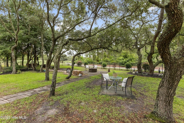 6005 Otter Tail Trl, Wilmington, NC 28412 - view of yard with a patio area