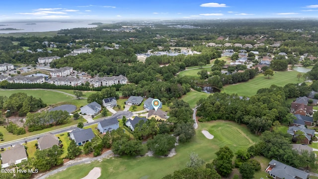 6005 Otter Tail Trl, Wilmington, NC 28412 - aerial view of property's location featuring a golf club and nearby suburban area
