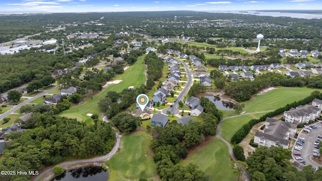 6005 Otter Tail Trl, Wilmington, NC 28412 - aerial overview of property's location with nearby suburban area
