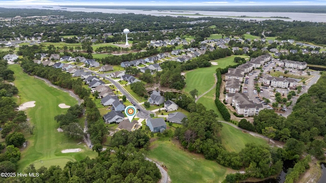 6005 Otter Tail Trl, Wilmington, NC 28412 - view of property location with a local golf course, a large body of water, and nearby suburban area