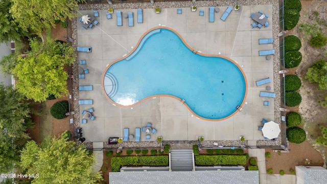 6005 Otter Tail Trl, Wilmington, NC 28412 - bird's eye view of a pool area