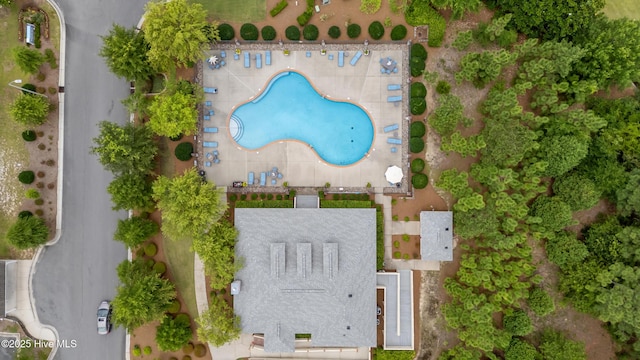 6005 Otter Tail Trl, Wilmington, NC 28412 - bird's eye view of a pool area