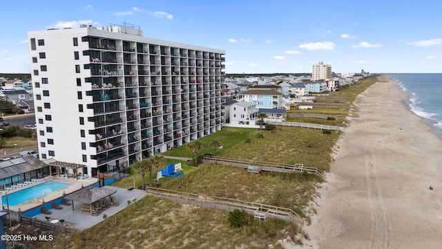 1615 Lake Park Blvd S Unit 307, Carolina Beach, NC 28428 - view of apartment building / complex featuring view of water and beach
