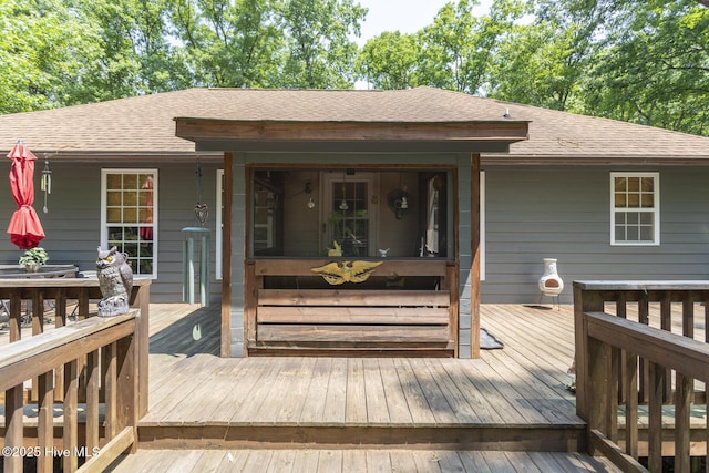 108 Western Trl, Carthage, NC 28327 - view of wooden deck