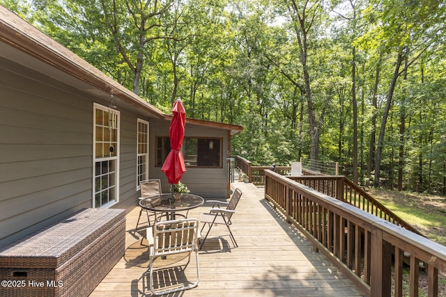 108 Western Trl, Carthage, NC 28327 - deck with outdoor dining space