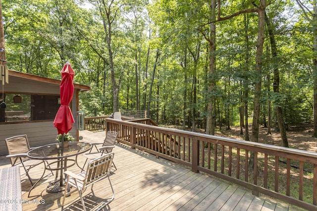 108 Western Trl, Carthage, NC 28327 - deck featuring outdoor dining area