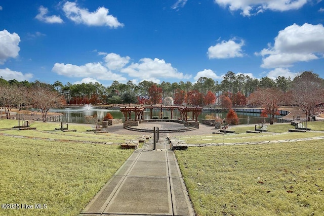 3350 Club Villas Dr # 105, Southport, NC 28461 - surrounding community featuring a water view and a yard