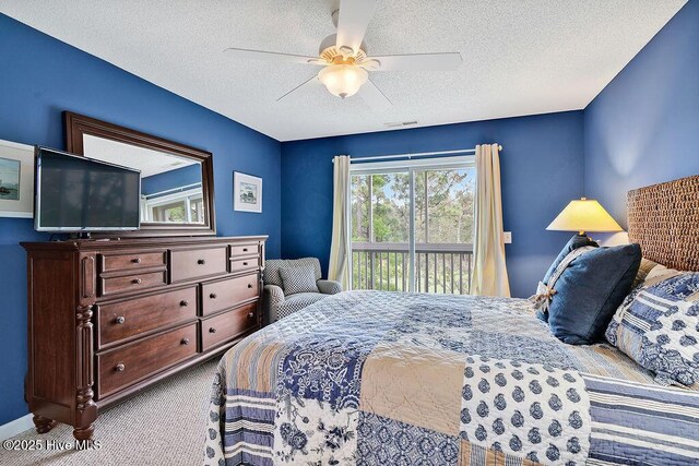 3350 Club Villas Dr # 105, Southport, NC 28461 - bedroom with carpet and ceiling fan