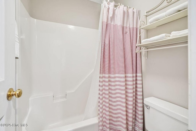 3350 Club Villas Dr # 105, Southport, NC 28461 - bathroom with shower / tub combo and toilet