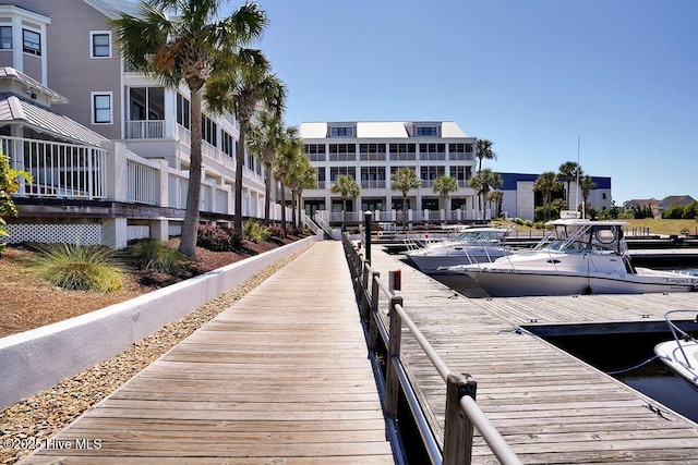 3350 Club Villas Dr # 105, Southport, NC 28461 - view of dock area