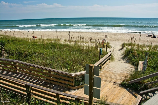 226 Oakleaf Dr, Pine Knoll Shores, NC 28512 - water view with local beach