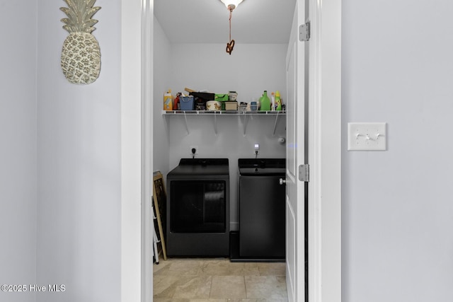 452 Crows Nest Ln, Sneads Ferry, NC 28460 - laundry area featuring separate washer and dryer