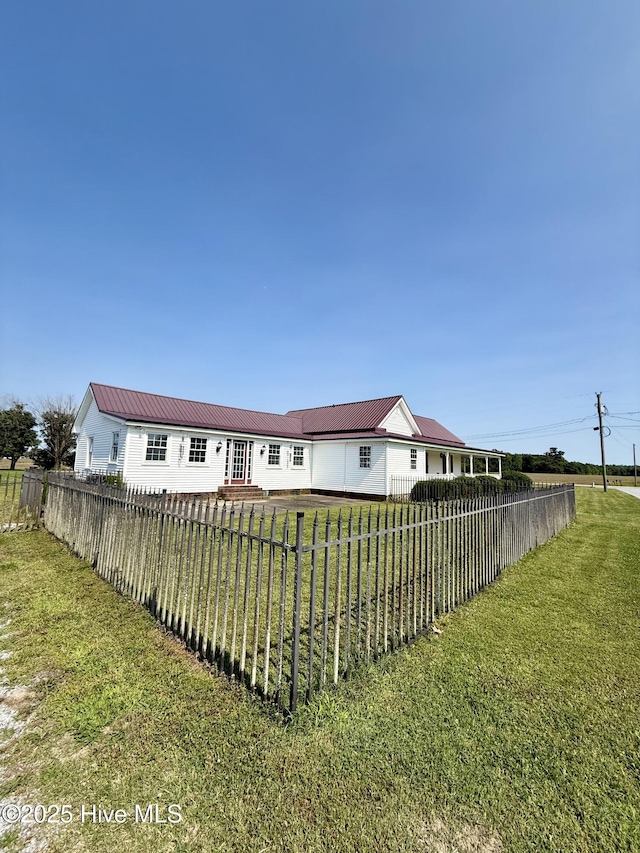 5934 NC-42, Macclesfield, NC 27852 - rear view of property with metal roof