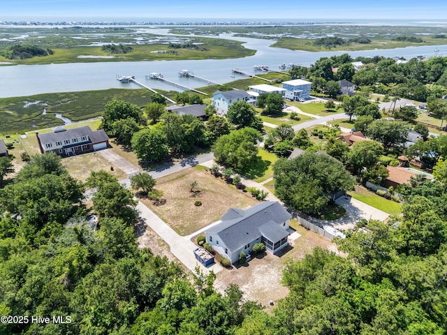109 Inlet Ct, Hampstead, NC 28443 - aerial view of residential area featuring a nearby body of water