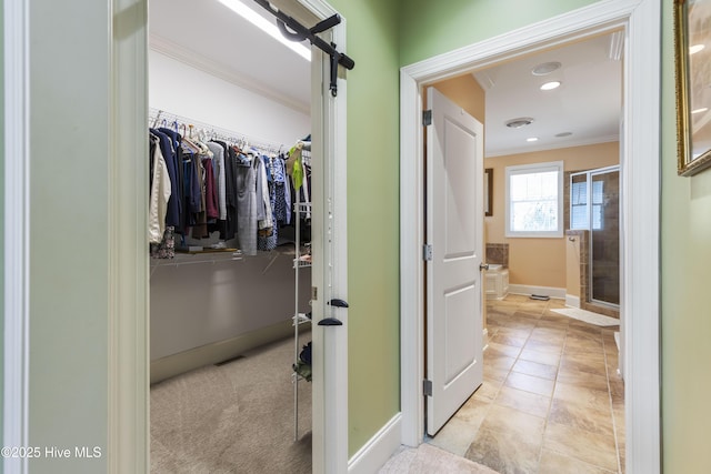 209 Georgia Ave, Carolina Beach, NC 28428 - walk in closet with a barn door