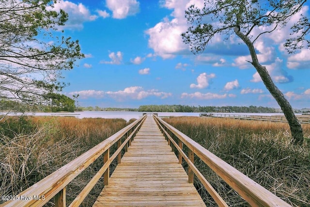 205 S Grist Mill Rd, Hampstead, NC 28443 - dock featuring a water view
