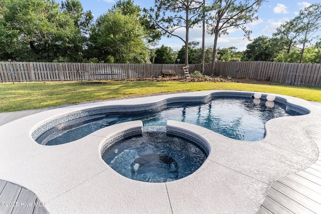 386 Yucca Ln, Wilmington, NC 28412 - view of pool with a pool with connected hot tub