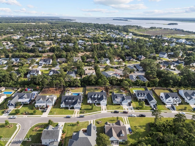 386 Yucca Ln, Wilmington, NC 28412 - aerial view of property and surrounding area with a large body of water and nearby suburban area
