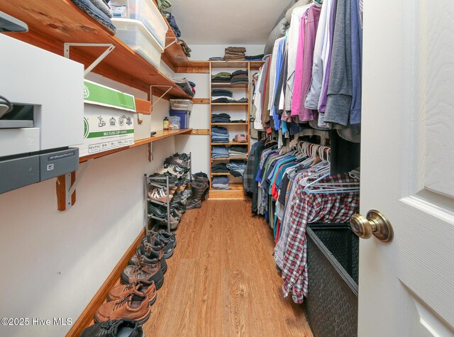 813 Puddin Ridge Rd, Moyock, NC 27958 - walk in closet with wood finished floors