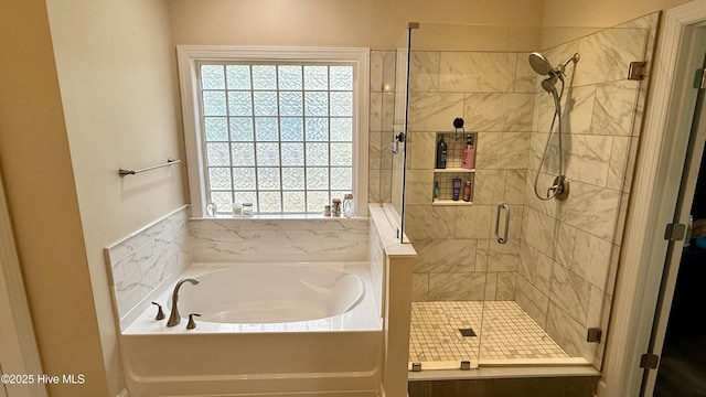 308 E Dolphin Vw, Sneads Ferry, NC 28460 - full bath with a garden tub and a stall shower