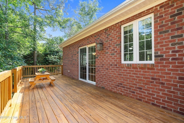 103 Sandspur Ln, West End, NC 27376 - view of wooden deck