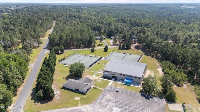 103 Sandspur Ln, West End, NC 27376 - bird's eye view of a heavily wooded area