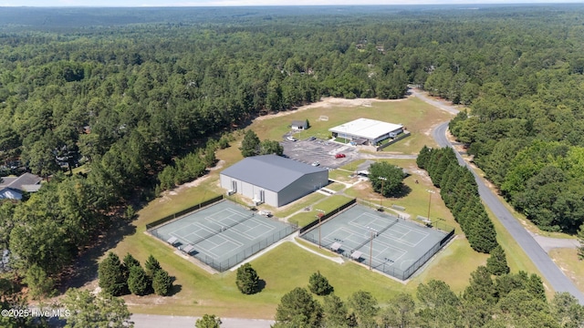 103 Sandspur Ln, West End, NC 27376 - drone / aerial view of a heavily wooded area