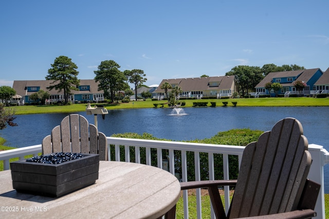 632 Settlers Ln, Kure Beach, NC 28449 - water view with nearby suburban area