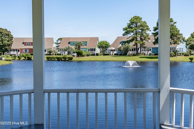 632 Settlers Ln, Kure Beach, NC 28449 - water view featuring nearby suburban area