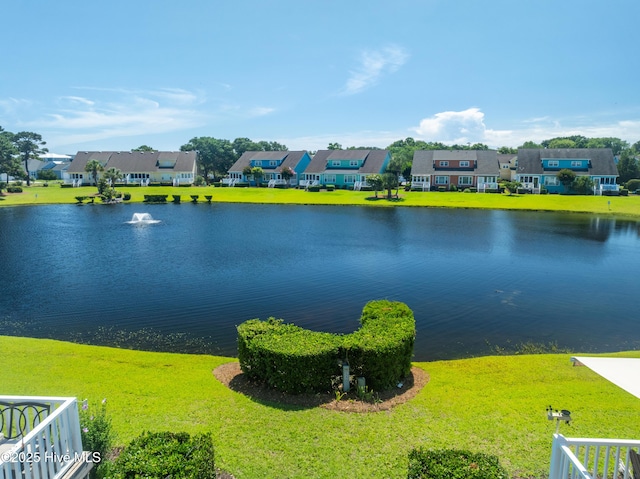 632 Settlers Ln, Kure Beach, NC 28449 - water view with nearby suburban area