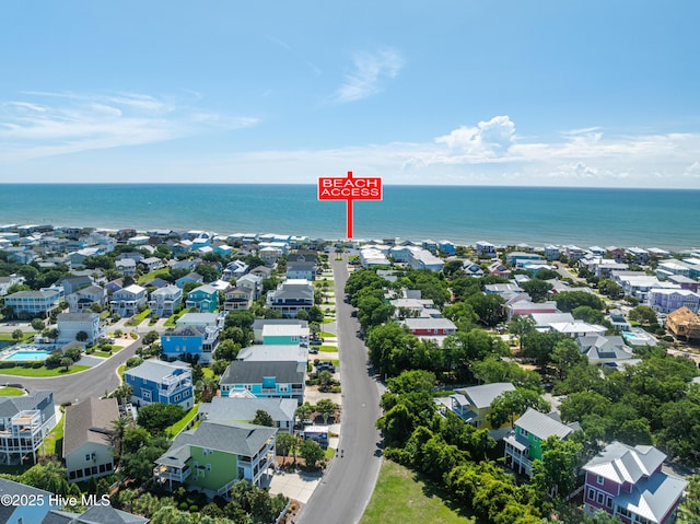 632 Settlers Ln, Kure Beach, NC 28449 - aerial view of residential area with a large body of water